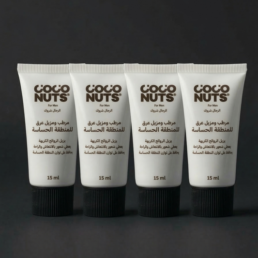مرطب ومزيل عرق المنطقة الحساسة للرجال 15مل 4 قطع
